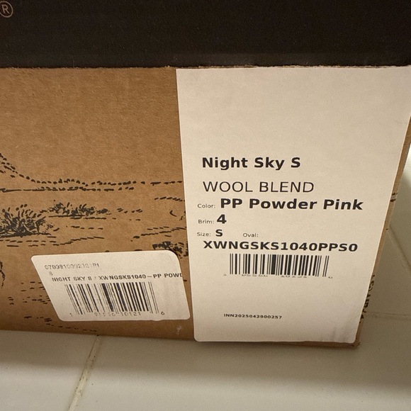 NEW Stetson Seeker Collection 'Night Sky' Cowboy Hat - Powder Pink Size S - Picture 12 of 14